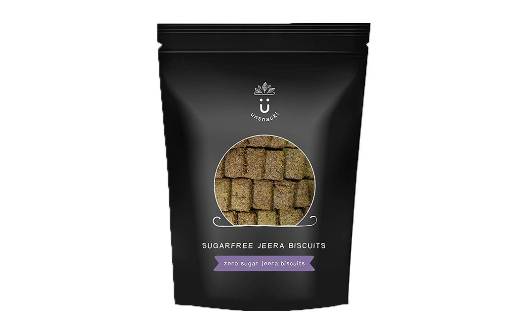 Unsnack Sugarfree Jeera Biscuits    Pack  400 grams